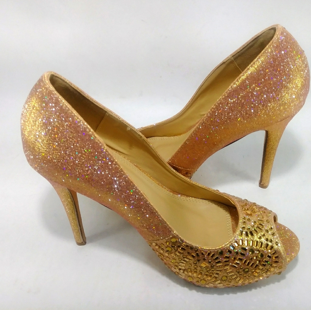 Melly elvyne peep toe heels
